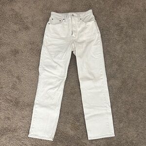 Abercrombie & Fitch 90’s Ultra High Rise Off-white Women’s Jeans
